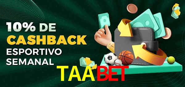 10% de bônus de cashback na TAABET